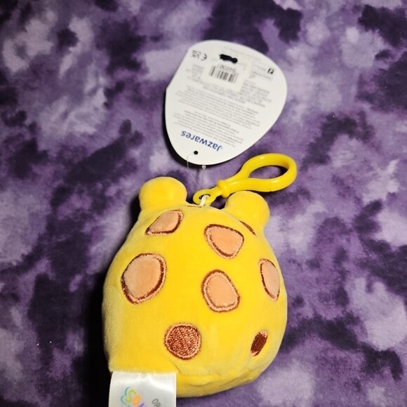 Squishmallows Leigh 3” Clip On Keychain Yellow Frog Tadpole NEW WITH TAGS - Picture 3 of 4